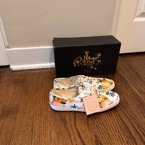 🌺🌸🌼NIB! Keds x Rifle Paper Co. canvas shoes 🪻🌼🌸 - Picture 4 of 4